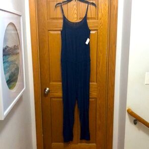 Gap woman’s navy jumpsuit size Large Tall NWT